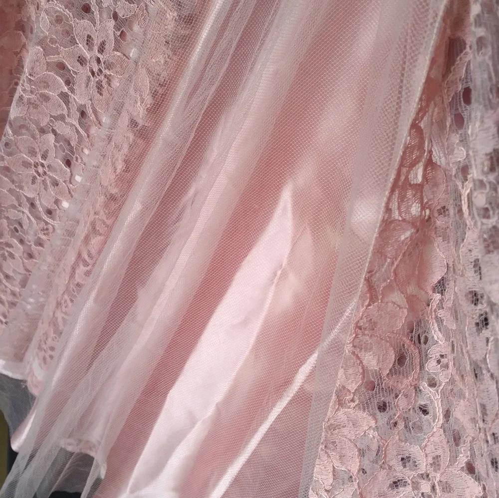 Vintage 1950's Dusty Pink Dress - Picture 4 of 6